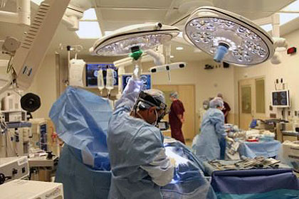 Neurosurgery operating room at Monmouth Medical Center